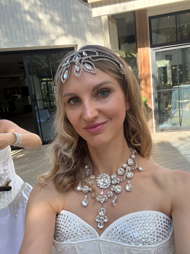 Portrait of the violinist before the ceremony